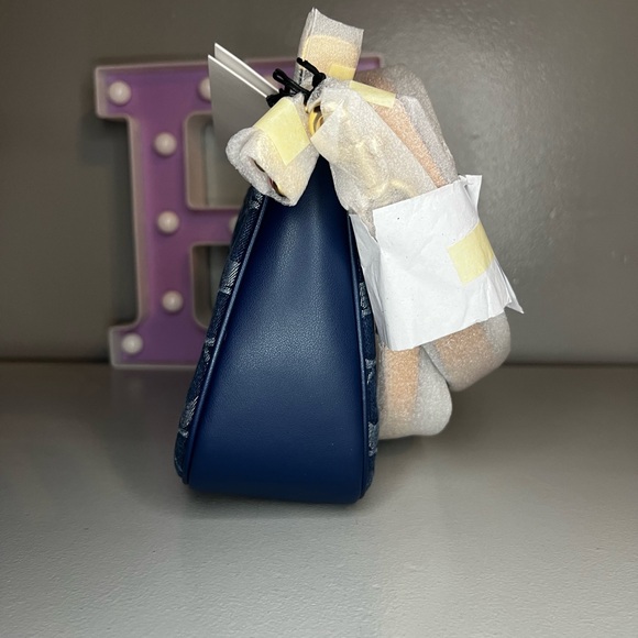 Coach Teri Mini Crossbody Bag In Signature Denim - Picture 8 of 13